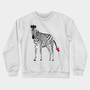 Zebra Crewneck Sweatshirt